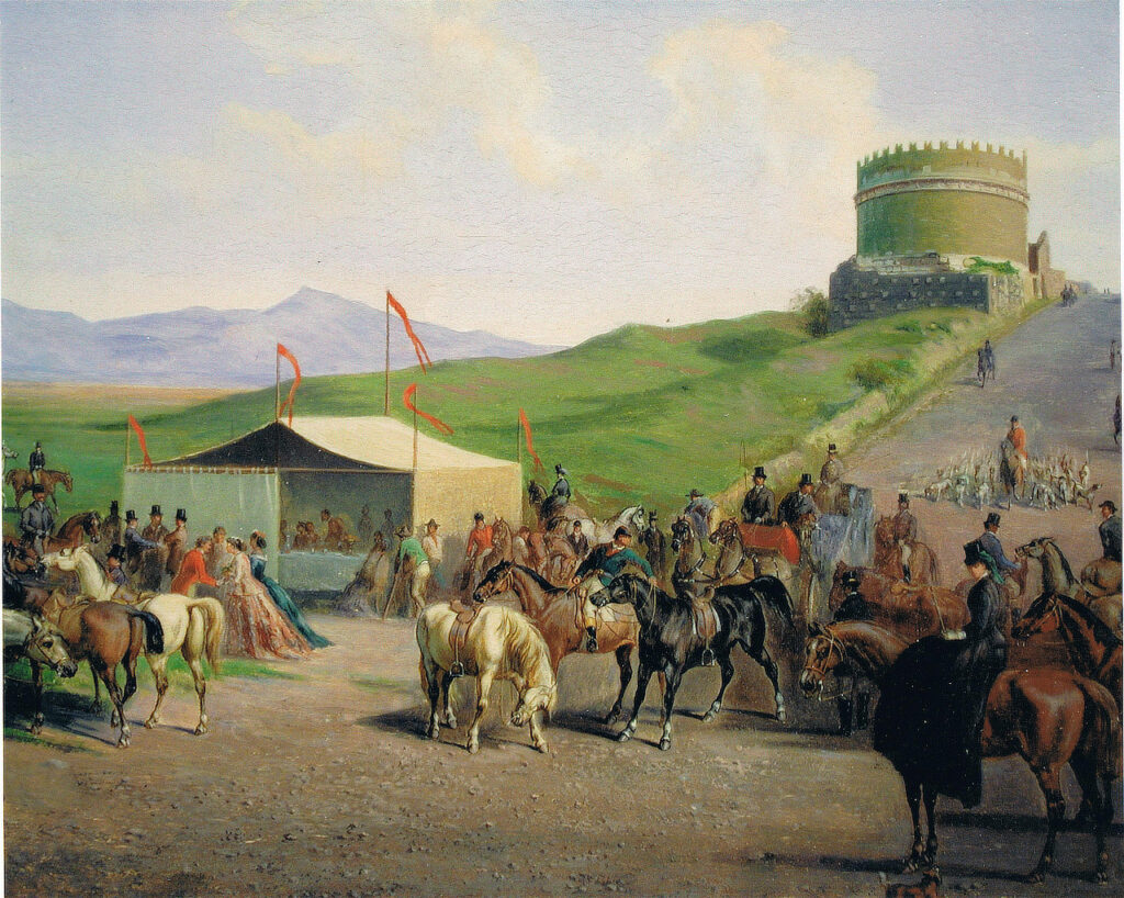 Schilderij van Charles Quaedvlieg, Terugkeer van de vossenjacht